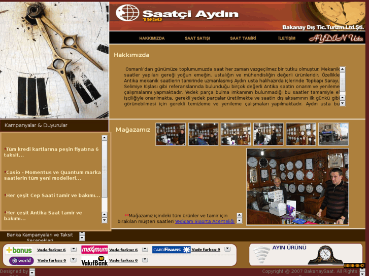 www.bakanaysaat.com