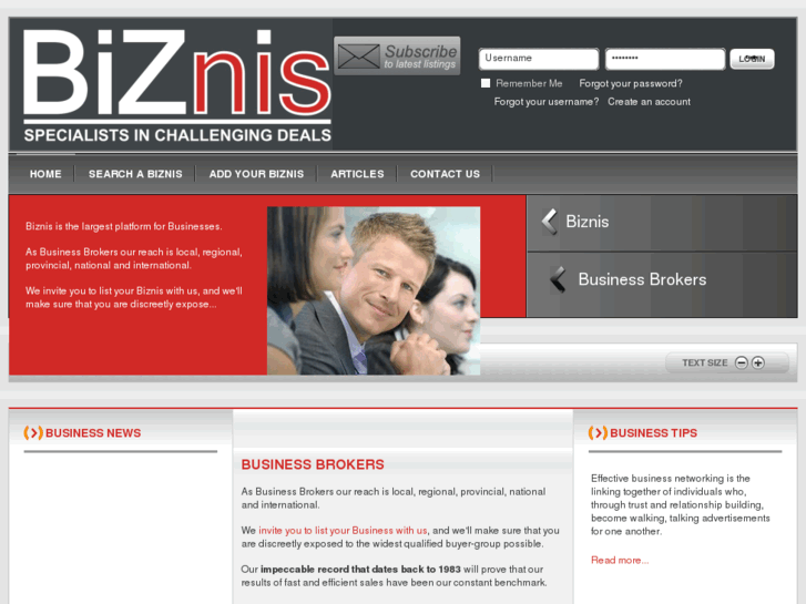 www.biznis.co.za