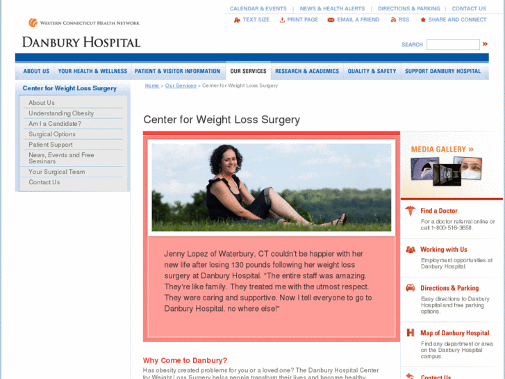 www.danburyhospitalcenterforweightloss.com