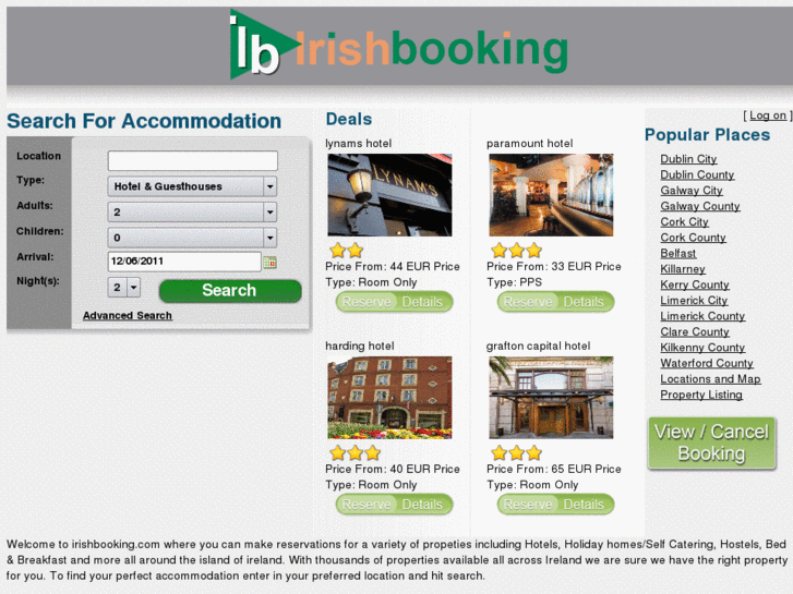 www.irishbooking.com