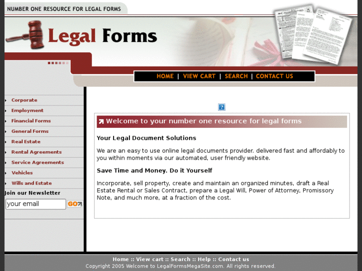 www.legalformsmegasite.com