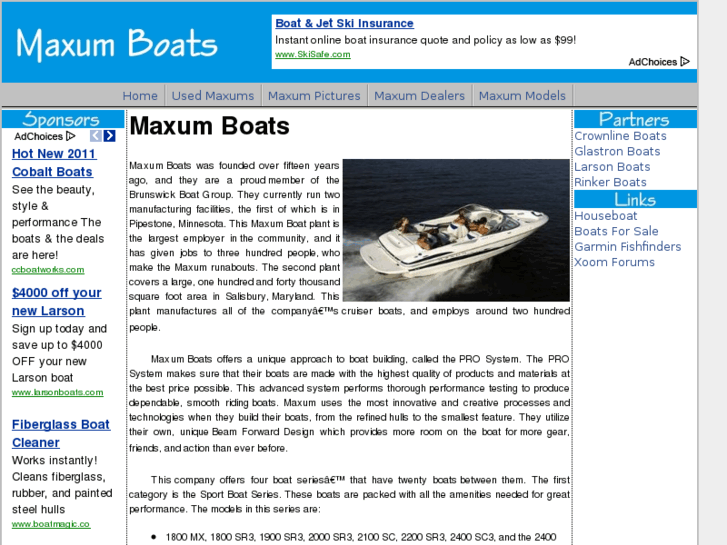 www.maxumboatsonline.com