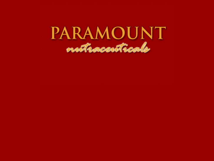 www.paramountnutraceuticals.com