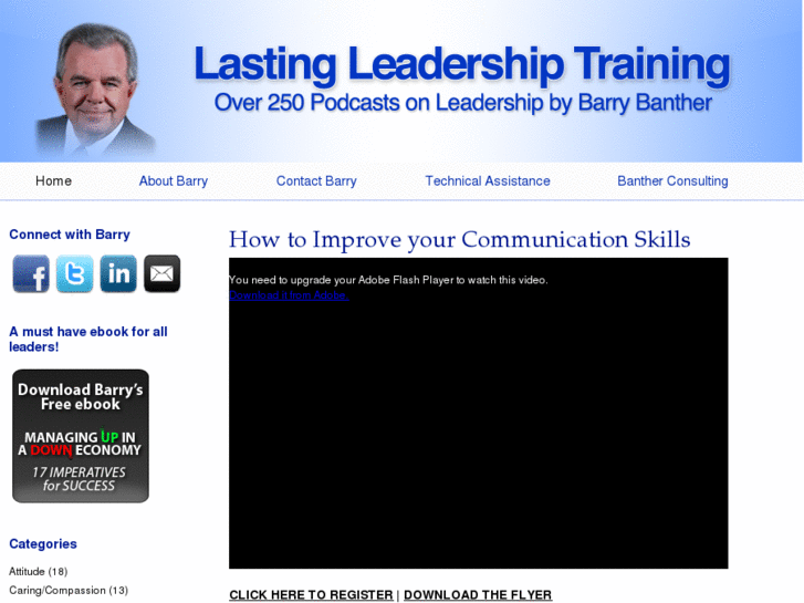 www.barrybantherpodcast.com
