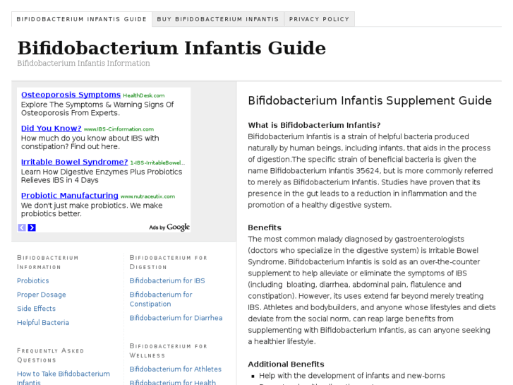 www.bifidobacteriuminfantis.com