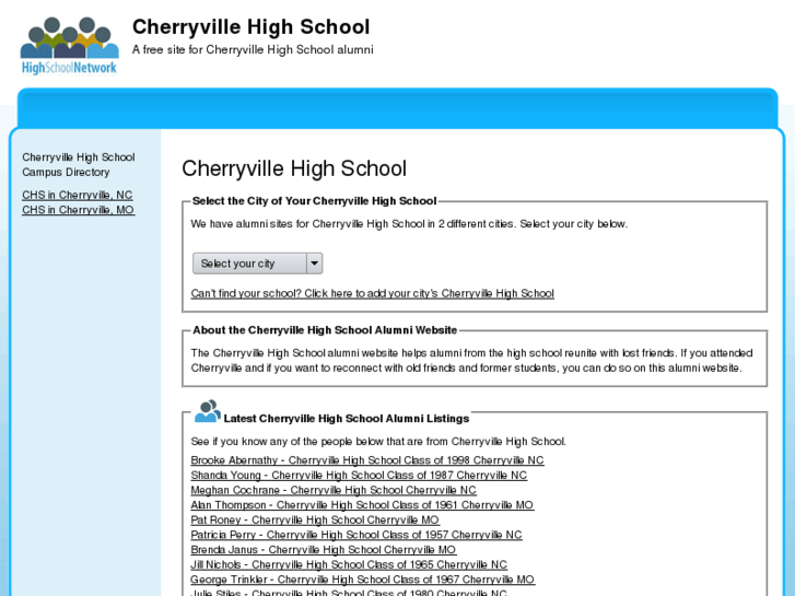 www.cherryvillehighschool.org