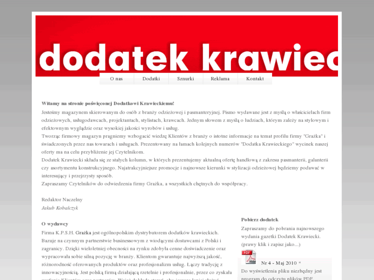 www.dodatekkrawiecki.pl