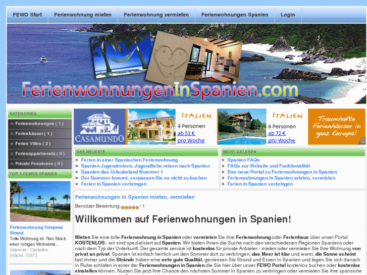 www.ferienwohnungeninspanien.com