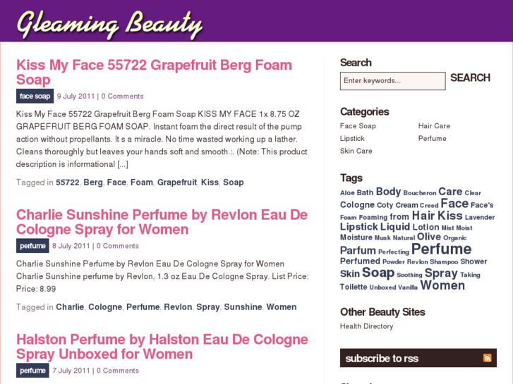 www.gleamingbeauty.com