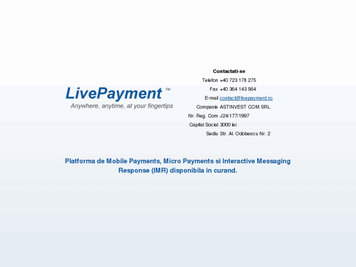 www.livepayment.ro