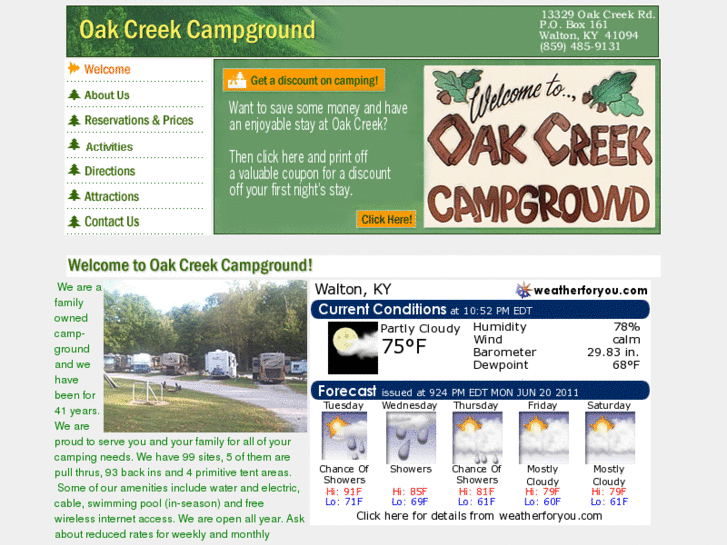 www.oakcreekcampground.com