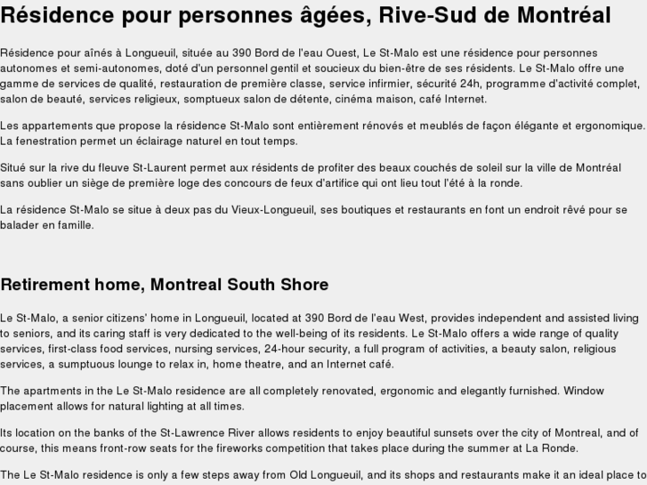 www.residenceboucherville.com