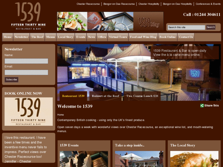 www.restaurant1539.co.uk