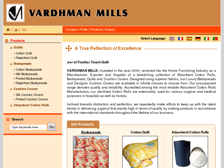 www.vardhmanmills.com