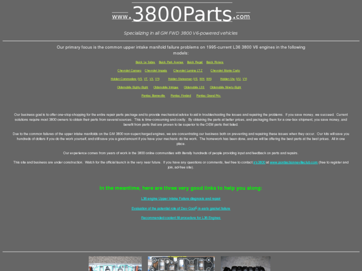 www.3800parts.com