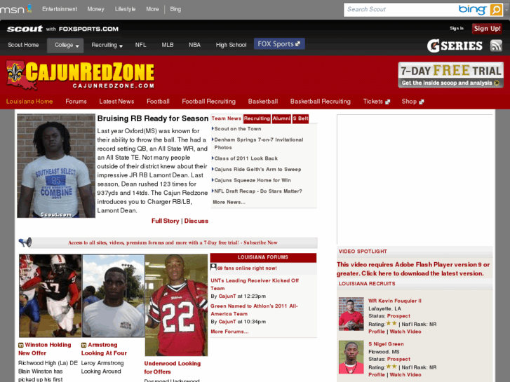 www.cajunredzone.com