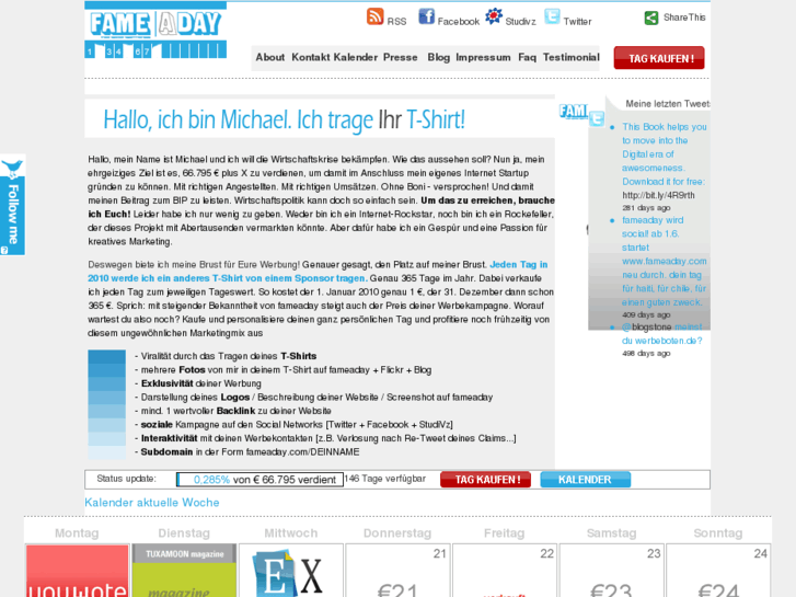 www.fameaday.com