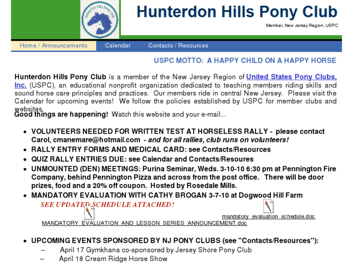 www.hunterdonhillsponyclub.org