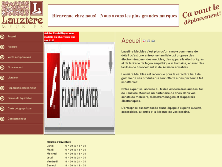 www.lauzieremeubles.com