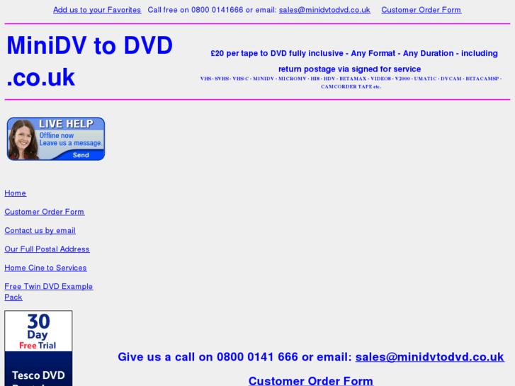 www.minidvtodvd.co.uk