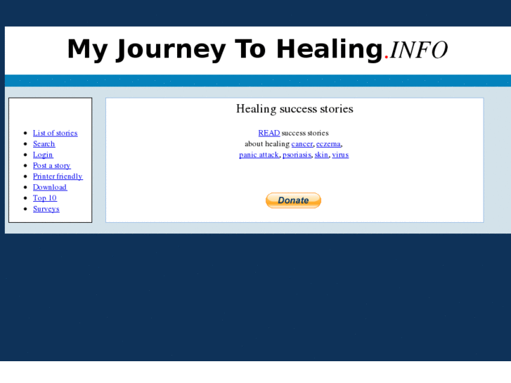 www.myjourneytohealing.info