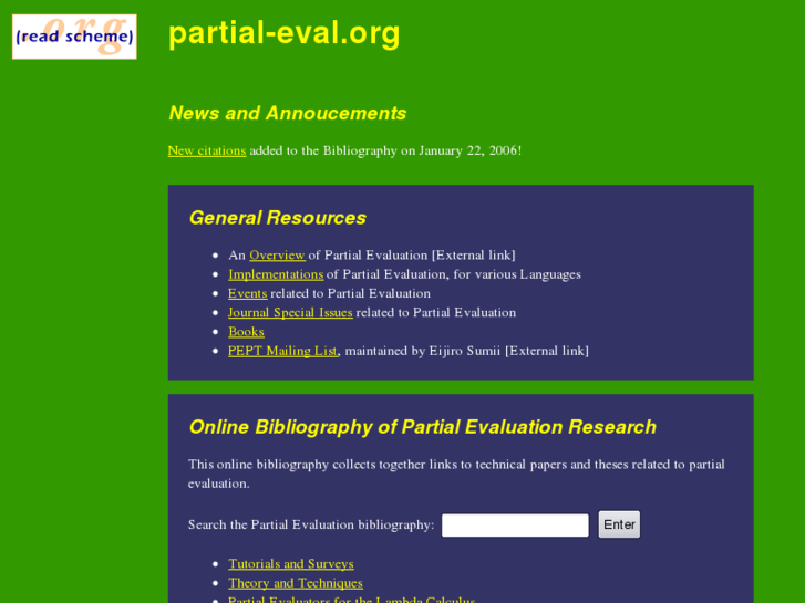 www.partial-eval.org