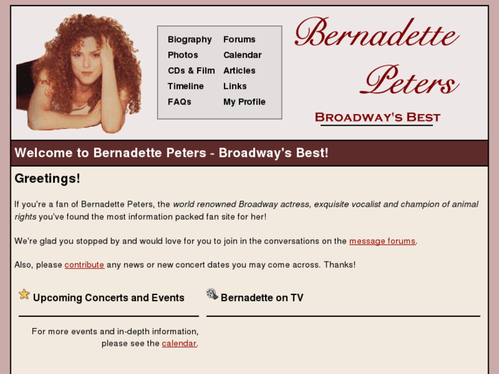 www.bernadette-peters.com