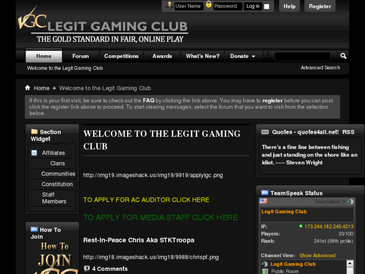 www.legitgamingclub.net