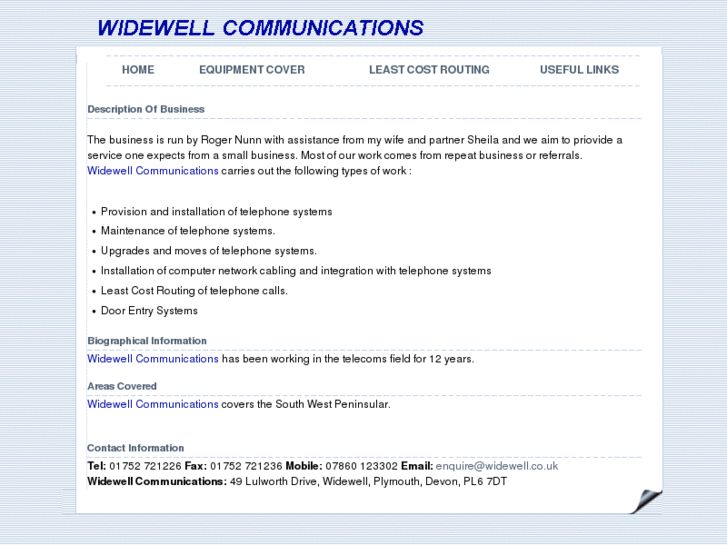 www.widewell.co.uk