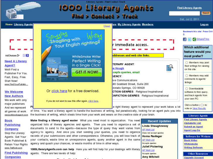 www.1000literaryagents.com