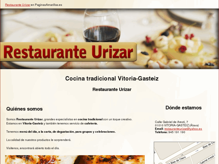 www.restauranteurizar.com