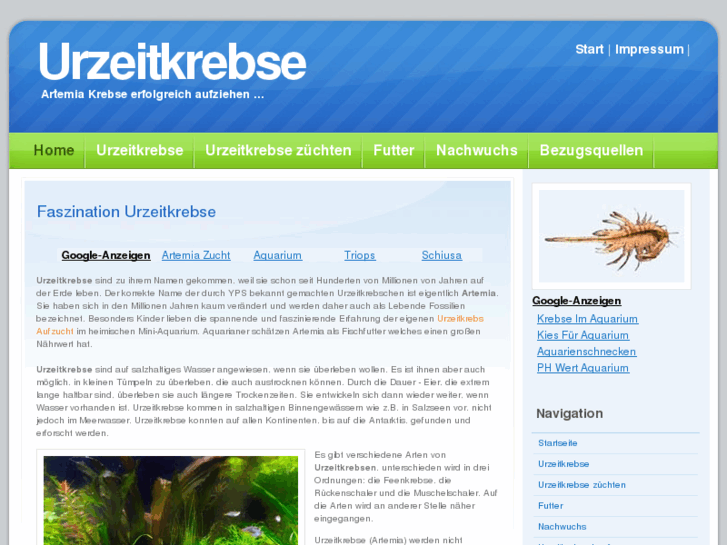 www.urzeitkrebse.info