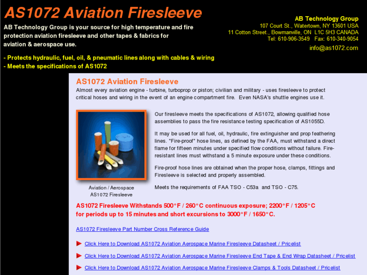 www.aerospacefiresleeve.com