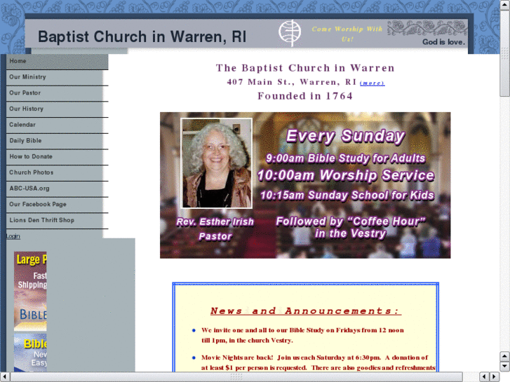 www.baptistchurchinwarren.com