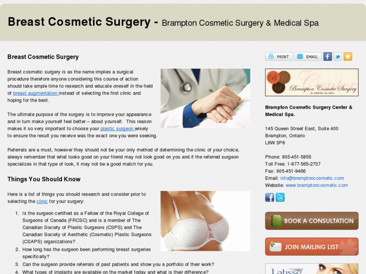 www.breastcosmeticsurgery.ca