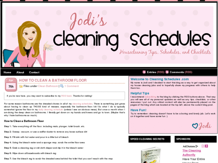 www.cleaningschedules.com