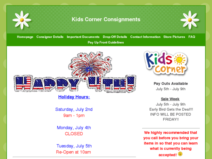 www.kidscornerconsignments.com