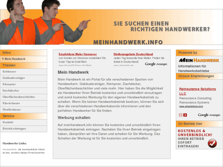 www.meinhandwerk.info