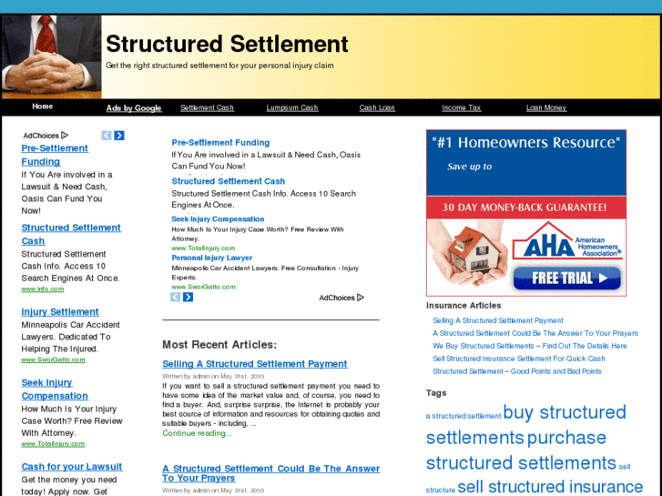 www.structuredsettlementlog.com