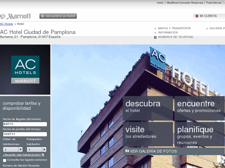 www.achotelciudaddepamplona.com