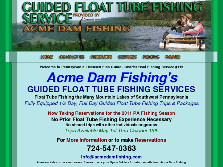 www.acmedamfishing.com