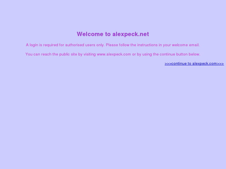 www.alexpeck.net