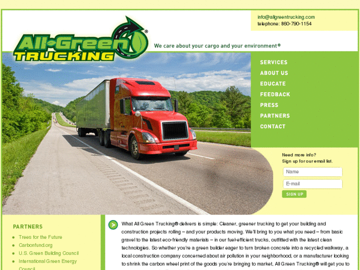 www.allgreentrucking.com