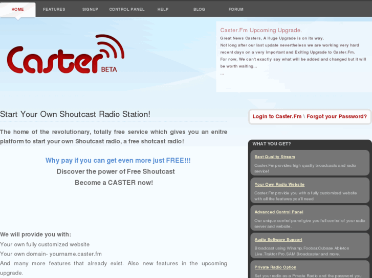 www.caster.fm