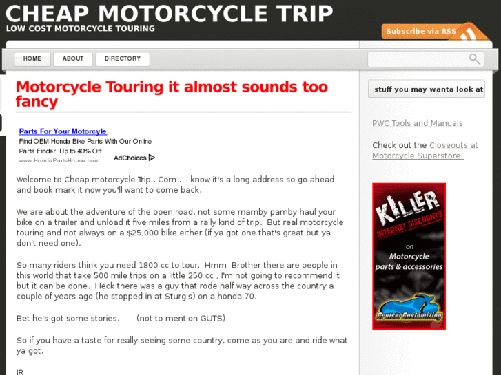 www.cheapmotorcycletrip.com