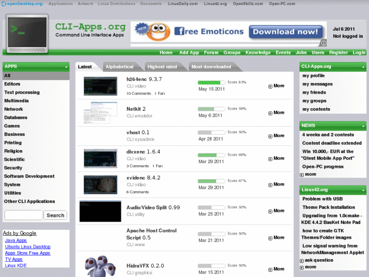 www.cli-apps.org