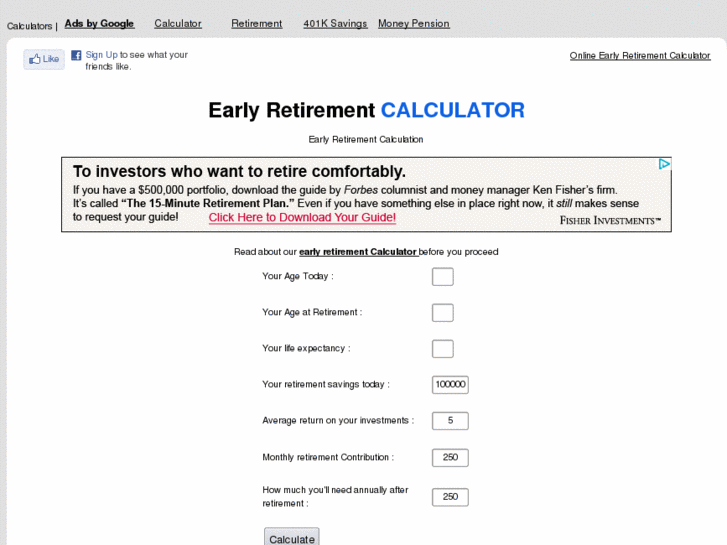 www.early-retirement-calculator.com