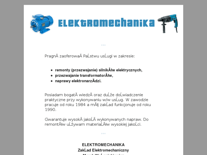 www.elektromechanika.info