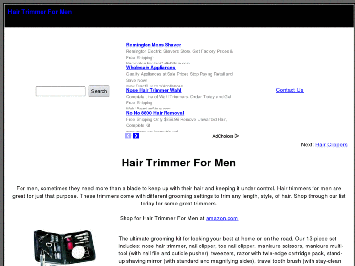 www.hairtrimmerformen.com