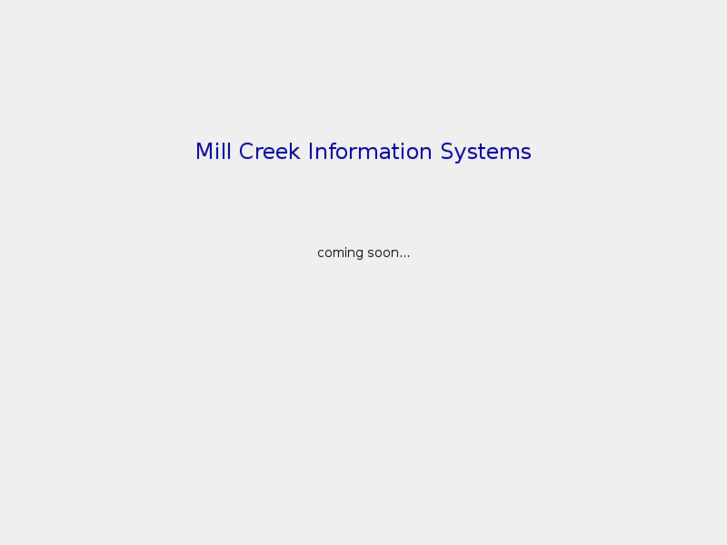www.millcreekinfosys.com